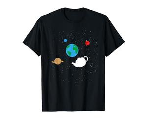 La théière de Bertrand Russell dans la système solaire T-Shirt