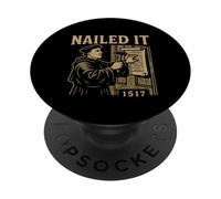 La théologie réformée a réussi, 1517 Martin Luther Design PopSockets PopGrip Adhésif
