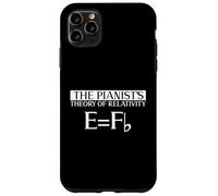 La théorie de la relativité du pianiste E = FB - Pianiste de Piano Coque pour iPhone 11 Pro Max
