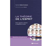 La théorie de l'esprit Entre cognition, émotion et adaptation sociale - Collectif - De Boeck Supérieur - broché - Essai