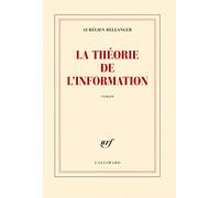 Aurélien Bellanger – La théorie de l'information – Gallimard