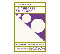 La théorie du chaos - Etienne Ghys - Cnrs Eds - broché - Essai