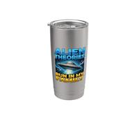 La théorie extraterrestre UFO UAP est diffusée dans ma famille : vérité et faits sur le complot Gobelet isotherme en acier inoxydable double paroi