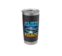La théorie extraterrestre UFO UAP est diffusée dans ma famille : vérité et faits sur le complot Gobelet isotherme en acier inoxydable double paroi