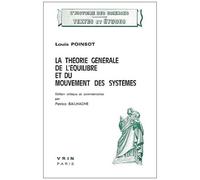La Théorie Générale De L'équilibre Et Du Mouvement Des Systèmes