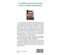 La théorie révolutionnaire dans la pensée saharaouie - Hassan Muilid Ali - L'harmattan - broché - Etude