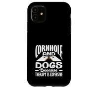 La thérapie du Cornhole et des Chiens est coûteuse pour Les Amateurs de Cornhole Coque pour iPhone 11