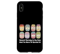 La thérapie orthophonique est ma Confiture et Je suis là pour Le répandre SLP Coque pour iPhone XS Max