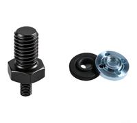 La tige adaptateur de meuleuse d'angle convertit la broche M5 en filetage M10 pour une utilisation avec des meules et accessoires (B)