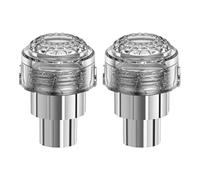 La Tige De Valve De LED Couvre 7 Couleurs Clignotantes De Valve De Pneu | Bouchons De Tige De Valve De Pneu LED Avec Capteur De Mouvement, Lumières ABS + PC Étanches Pour Motos, Scooters Électriques,