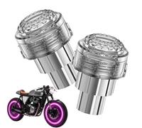 La Tige De Valve De LED Couvre 7 Couleurs Clignotantes De Valve De Pneu | Bouchons De Tige De Valve De Pneu LED Avec Capteur De Mouvement, Lumières ABS + PC Étanches Pour Motos, Scooters Électriques,