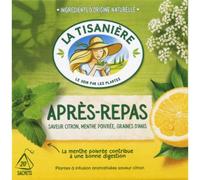 La Tisanière Infusion Après Repas Citron 20 sachets 30g