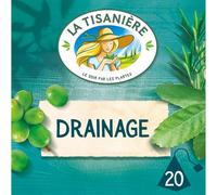 LA TISANIERE - Infusion Bien-Être Drainante, Saveur Naturelle et Légère (Boîte 25 Sachets) - Lot de 3 - vendu par Lot