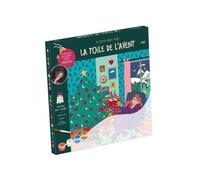 La Toile De L'avent - 24 Jours Avant Noël. Coffret Avec 24 Peintures Dont 1 Dorée , + 1 Tableau Toilé, 1 Pinceau Et 1 Feuillet Guide Du Peintre