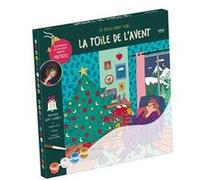 First Calendrier de l'Avent La Toile de l'Avent – peinture au numéro Mathou, 24 peintures Noël 2025