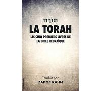 La Torah: Les cinq premiers livres de la Bible Hébraïque (Grands Caractères)