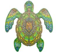 La tortue verte puzzle bois, b c