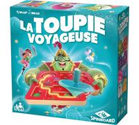 La Toupie Voyageuse - Jeu De Société Enfants - Jeu 6 Ans - Toupie - Jeu De Société Famille - Défis/Missions - Dextérité Et Adresse -Buzzy Games[Z1887]