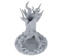 La Tour de Dés de l'arbre de Terreur - Environ 20 cm de Haut - Jeux de rôle et de Plateau - imprimée en PLA écologique en Allemagne - pour D&D, et Jeux fantastiques, Couleur:Gold