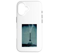 La Tour Eiffel en tant que parafoudre colossal Coque pour iPhone 16