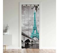 La Tour Eiffel Rideaux Interieur Salon Chambre Paris Décoration Rideau de Porte 86x203cm Paris Décoration Valentines