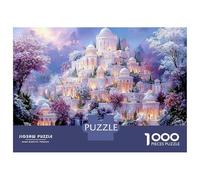 La Tour penchée de Pise Puzzle DIY Classique, Château des Rêves Carton Extra-Épais, Ultra-Difficile, Activité Après École, Cadeau D’Anniversaire Idéal 70x50cm/1000pcs