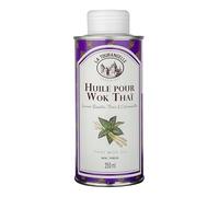 La Tourangelle - Huile wok thaï - Au basilic thaï & citronnelle - 250ml | Aux arômes naturels de basilic Thaï et de citronnelle