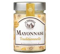 LA TOURANGELLE - Mayonnaise Traditionnelle - Sans Conservateurs ni Additifs · Sans Sucres Ajoutés · Oeufs Plein Air Français · Sel de Guérande · Moutarde de Dijon - Le Pot de 270g - Le Lot De 4