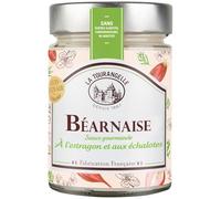 LA TOURANGELLE - Sauce Béarnaise à L'Estragon et aux Échalotes - Sans Sucres Ajoutés, Conservateurs ni Additifs · Goût Authentique du Fait Maison · Fabrication Française - Le Pot de 270g - Le Lot De 3