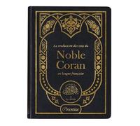 La traduction des sens du Noble Coran en langue française - Couverture Noir doré (12 x 17 cm)