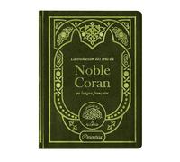 La traduction des sens du Noble Coran en langue française - Vert foncé doré (12 x 17 cm)