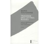 Tragédie Des Lettres Russes