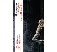 La Tragédie du roi Richard II - - William Shakespeare - Gallimard - Livre