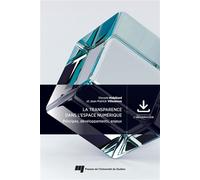 La transparence dans l'espace numérique Principes, développements, enjeux - Vincent Mabillard - Presses Universite Du Quebec - broché - Essai