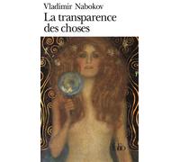 La Transparence des choses - Vladimir Nabokov - Gallimard - Poche - Roman