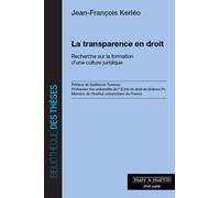 La transparence en droit