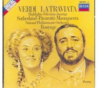 Giuseppe Verdi , Joan Sutherland , Luciano Pavarotti , Matteo Manuguerra , National Philharmonic Orchestra , Richard Bonynge - La Traviata (Az)