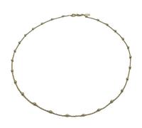 LA TRIADE STUDIO COLLIER À BLES EN ARGENT 925 - DESIGN GLAMOUR ET TOUCHE CHIC EN TROIS FINITIONS SEDUCTES., Medium, Argent sterling, Aucune pierre précieuse.