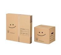 LA TRIBU DU CARTON Kit 10 cartons à livres avec poignées