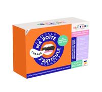 La Tribu Happy Kids - Ma Boîte J’articule - Kit éducatif d’Articulation à partir de 2 Ans - Jeux et Exercices pour Apprendre à prononcer Les Sons - Méthode créée par orthophonistes