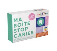La Tribu Happy Kids - Ma Boîte Stop Caries - Méthode ludique pour instaurer une routine d’hygiène bucco-dentaire dès 3 mois - Kit éducatif conçu par un comité d’experts
