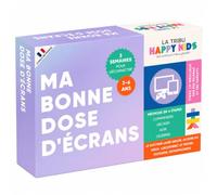 La Tribu Happy Kids - Ma Bonne Dose d'Écrans - Kit éducatif pour réduire le temps d'écran des enfants de 3 à 6 ans - Méthode créée par un médecin et une orthophoniste