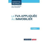La TVA appliquée à l'immobilier - Jean-Pierre Garçon - Defrenois Eds - broché - Etude