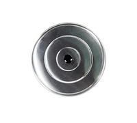 La Valencienne 28 cm Couvercle en Aluminium Lisse, Noir Parent, Aluminium, Silver, 55 cm