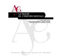 La valeur de l'émotion musicale - Pierre-Henry Frangne - Presses Universitaires Rennes - broché - Essai