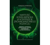 La valeur pour le consommateur dans le contexte du développement durable (Buch auf Polnisch)