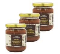 La Vallée des Châtaigniers - Lot 3x Crème de marrons d'Ardèche AOP - Bocal 250g
