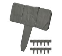 LA VANE Lot de 20 bordures paysagères sans creusement pour jardin, effet pierre pavée, bordure de pelouse, plantes, piquets de support pour parterres de fleurs, clôture, allées extérieures