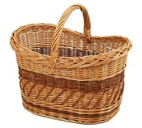 La Vannerie d'Aujourd'hui Panier Ovale Osier Buff/teinté Filet