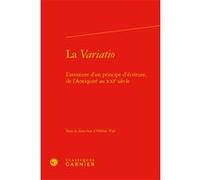 La Variatio Hélène Casanova-Robin (Direction), Collectif (Auteur)